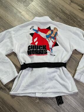 Vtg Karate Kommandos 1980s Chuck Norris Kids Pajama Medium 12-14 Karate Gi RARE